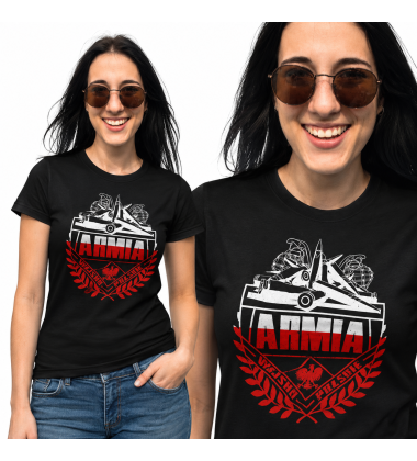 Koszulka damska- ARMIA (BIAŁO-CZERWONY)